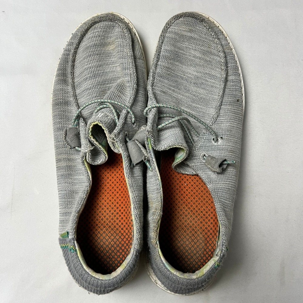 Hey Dude Wendy Loafers Comfort Casual Slip On‎ Shoes Casual Gray Size 11